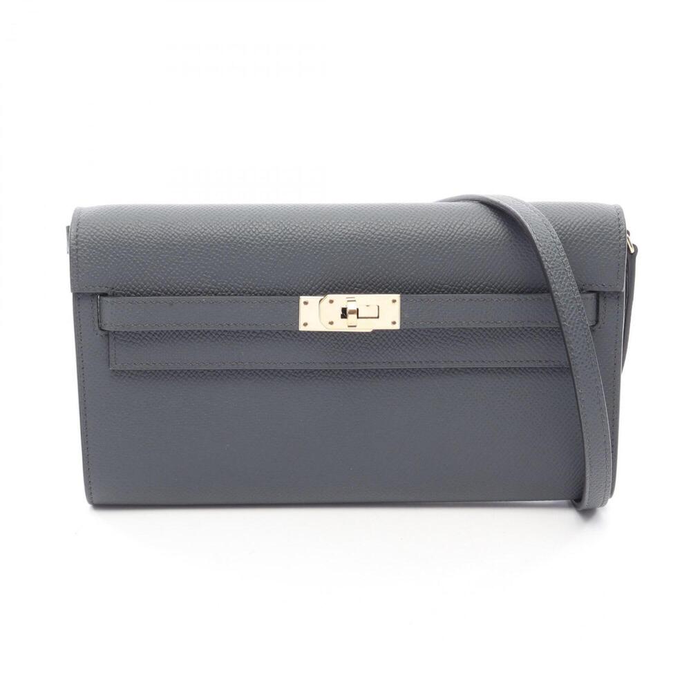 Hermes Kelly Long To Go Gris Misty Shoulder Bag/Handbag, Veau Epsom Leather, ...